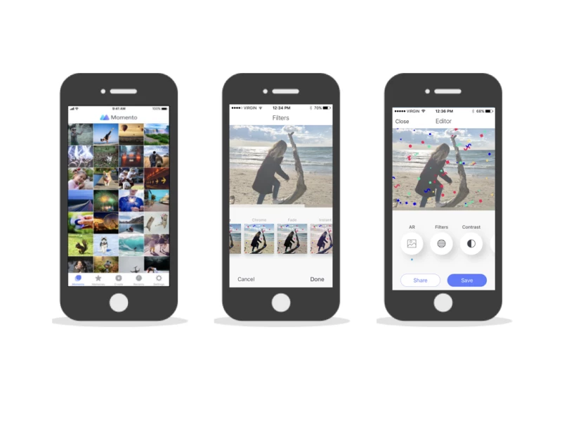 Momento - GIF Maker Sleek App Design