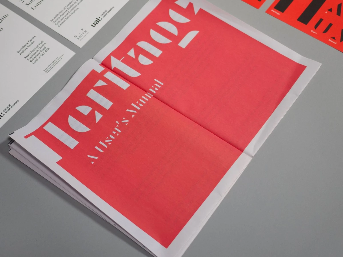 Heritage: A User’s Manual Contemporary Print Design