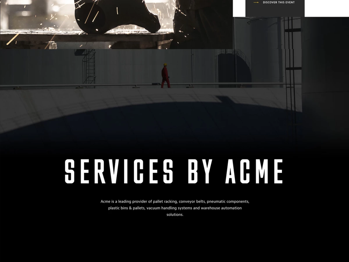 Acme World Corporate Homepage