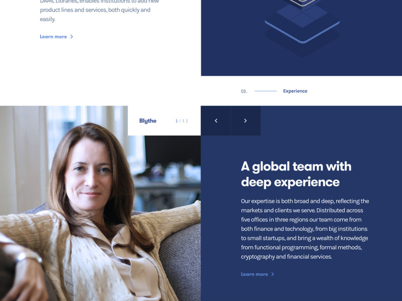 Digital Asset Elegant Website Design
