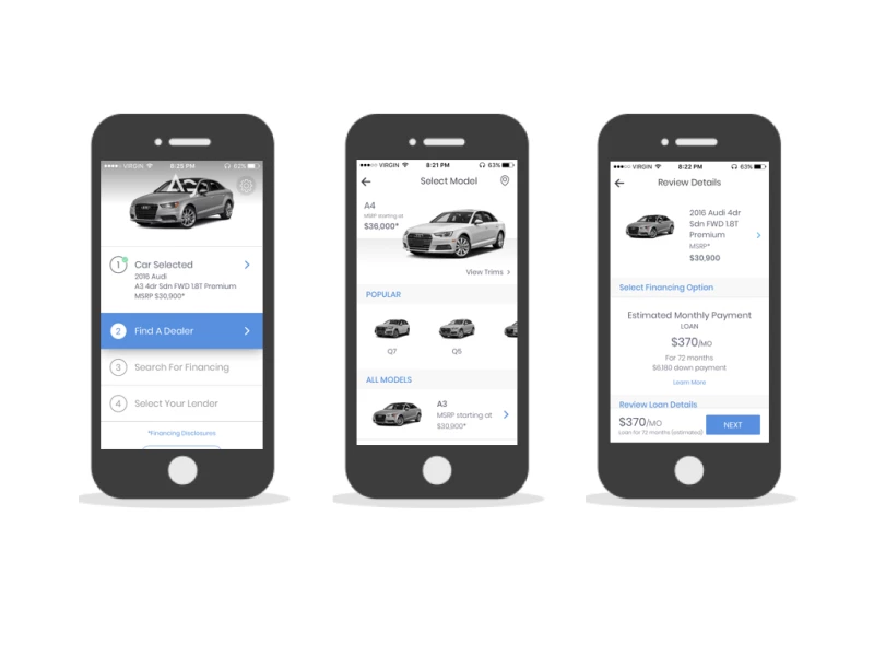 AutoGravity Minimal App Design