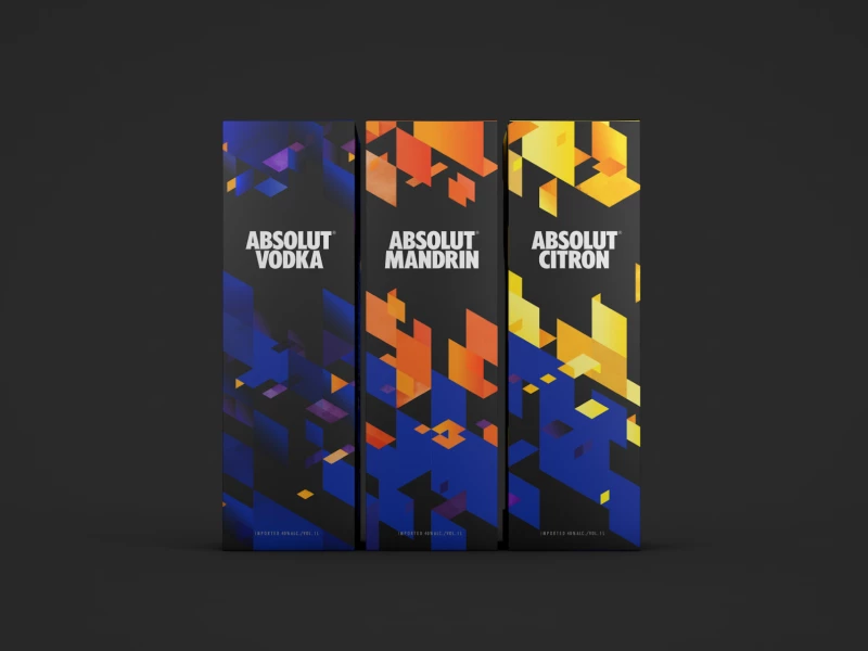Absolut Vodka Modern Packaging Design