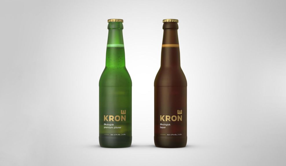 Krone Beer Simple Packaging Design