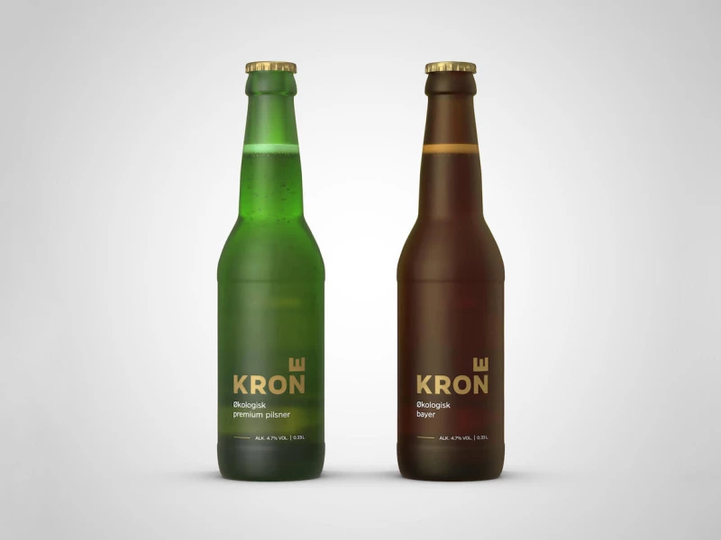 Krone Beer Minimal Packaging Design