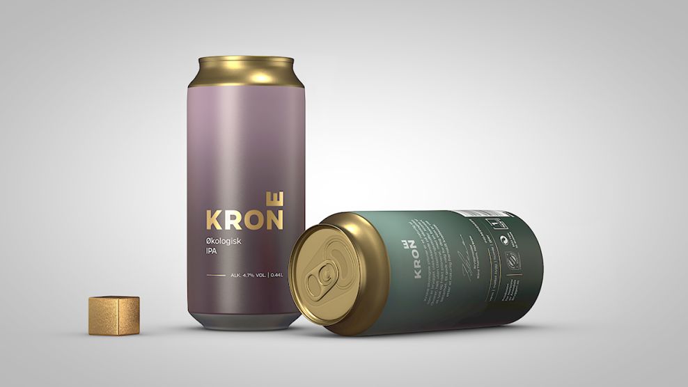 Krone Beer Elegant Packaging Design