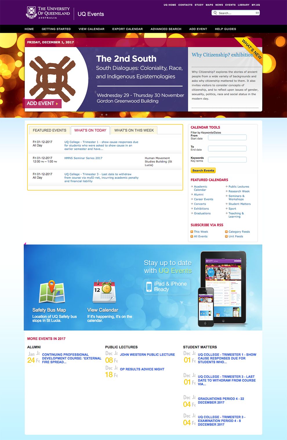 University of Queensland Organised News Page