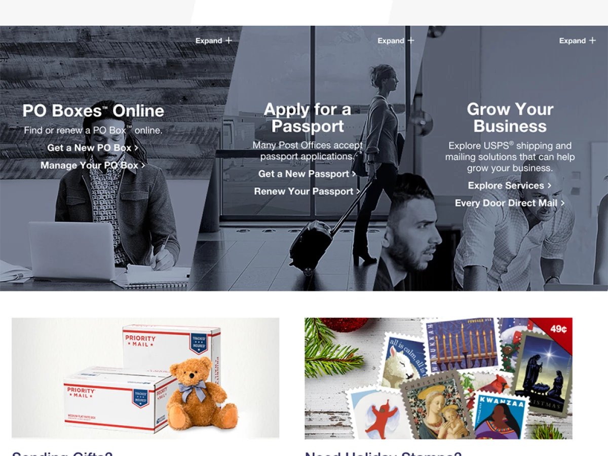 USPS Corporate Homepage