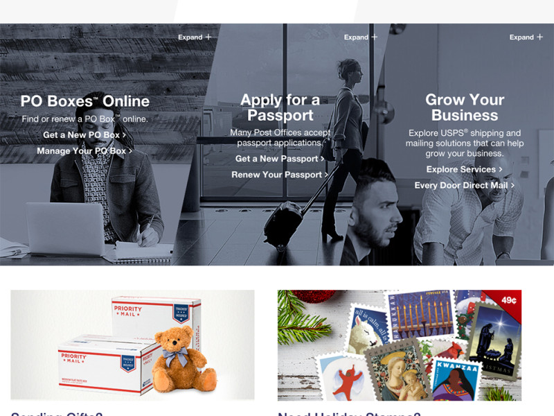 USPS Corporate Homepage