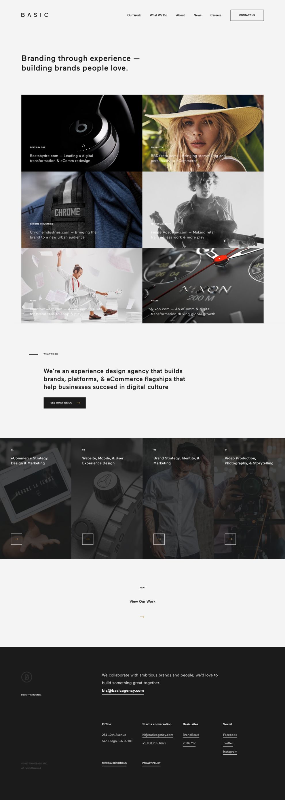 Basic Agency Professional Homepage