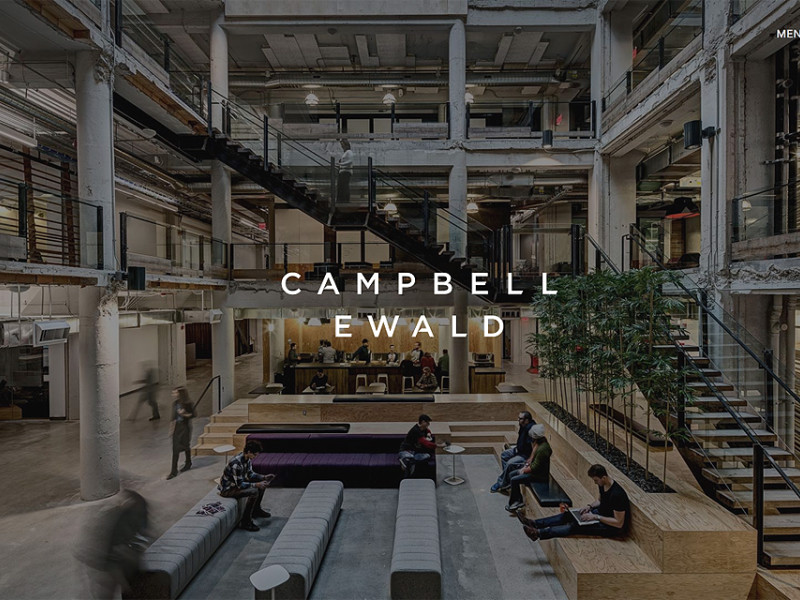 Campbell Ewald Best Web Design Homepage
