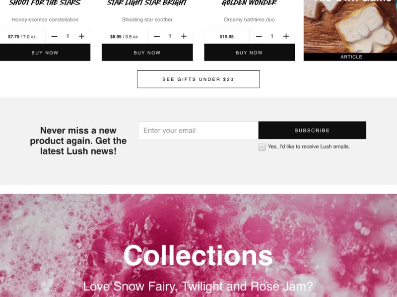Lush Elegant Website Design