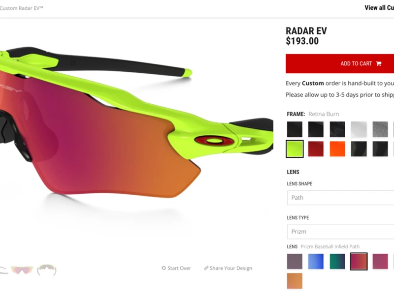 Oakley Awesome Website Design