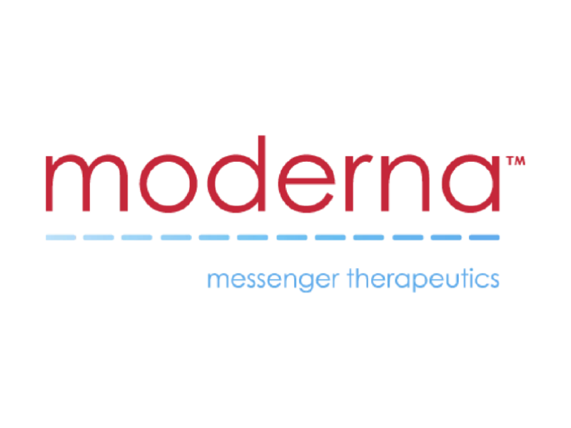 Moderna Messenger Therapeutics Typography Logo Design