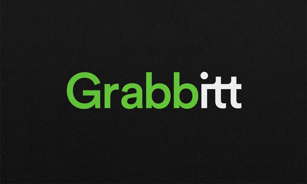 Grabbitt Typography Logo Design