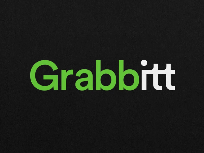 Grabbitt Typography Logo Design
