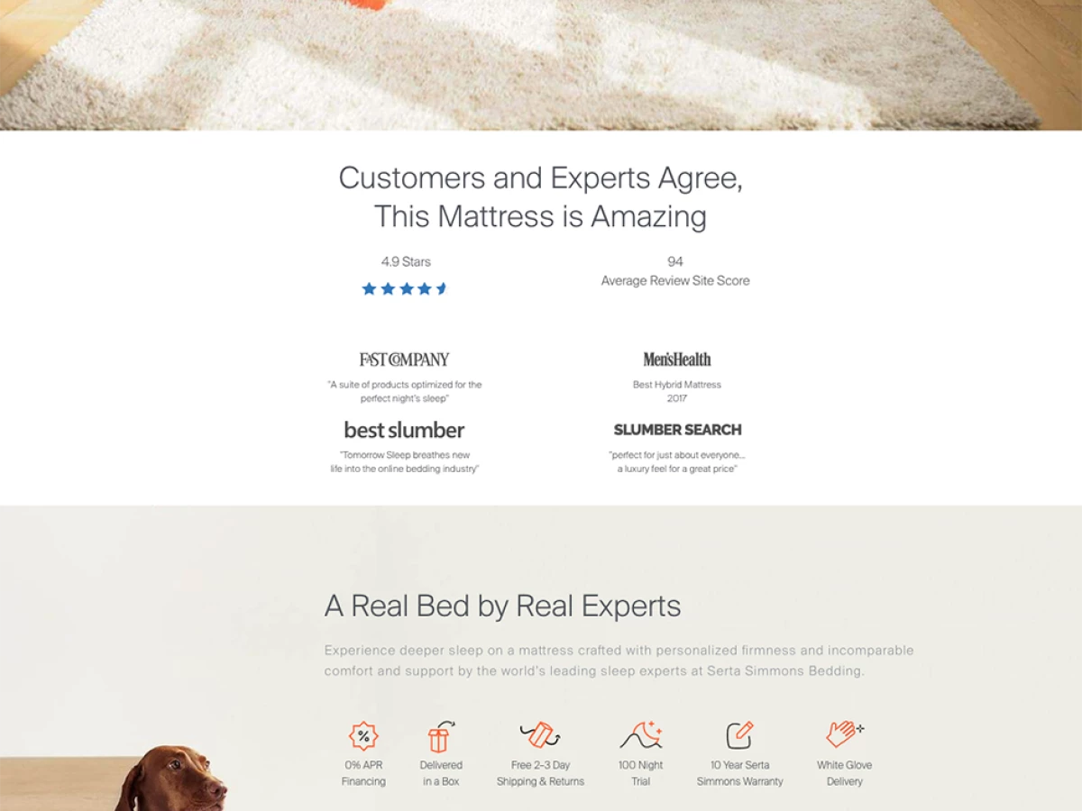 Tomorrow Sleep Clean Homepage