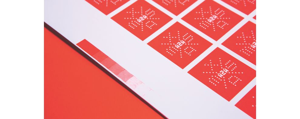 Zipeng Zhu Holiday Card Bold Print Design