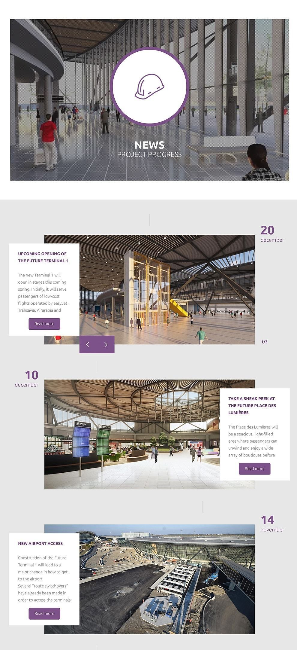 Lyon-Saint Exupery Airport Amazing Website