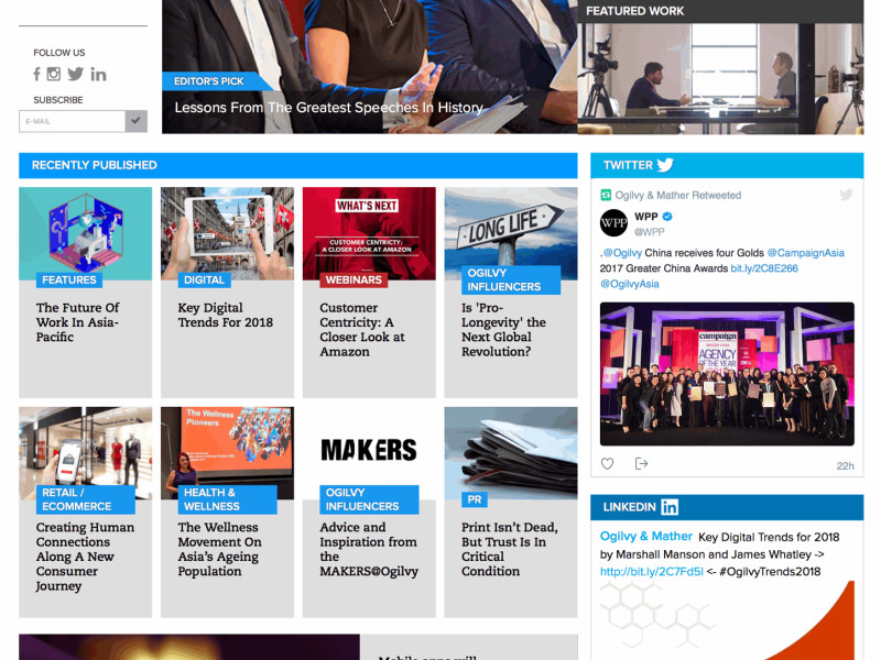 Ogilvy Professional Homepage