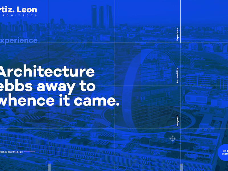 Ortiz León Bold Website Design Sliders Homepage