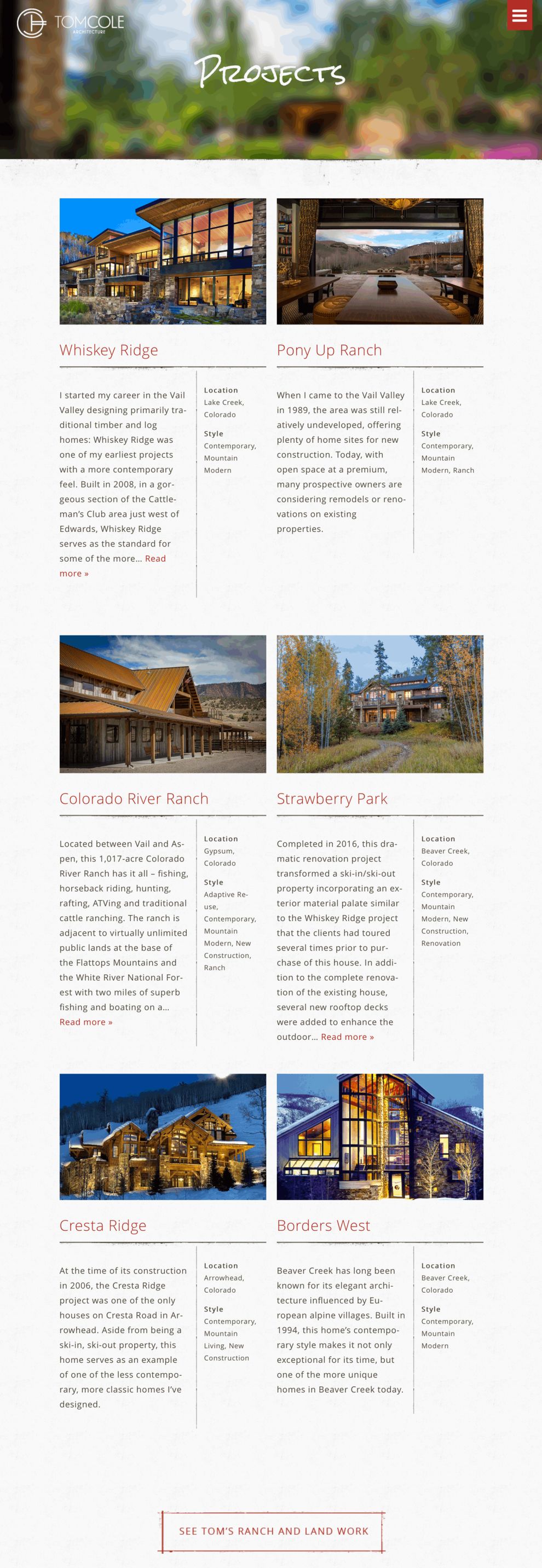 Tom Cole Architect Clean Portfolio