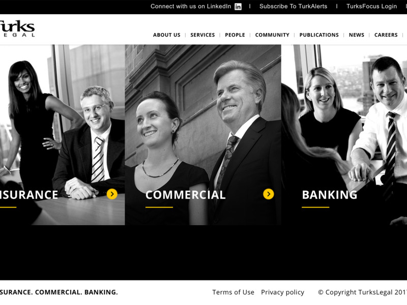 Turks Legal Professional Website Design