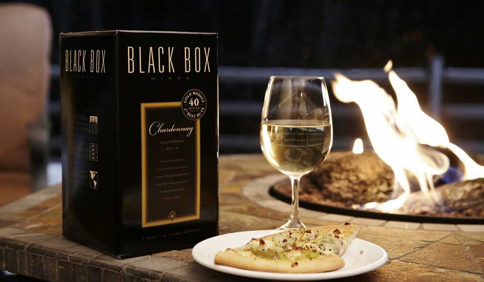 Black Box Wines Elegant Packaging Design