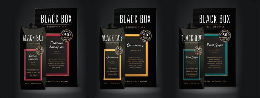 Black Box Wines Packaging Design