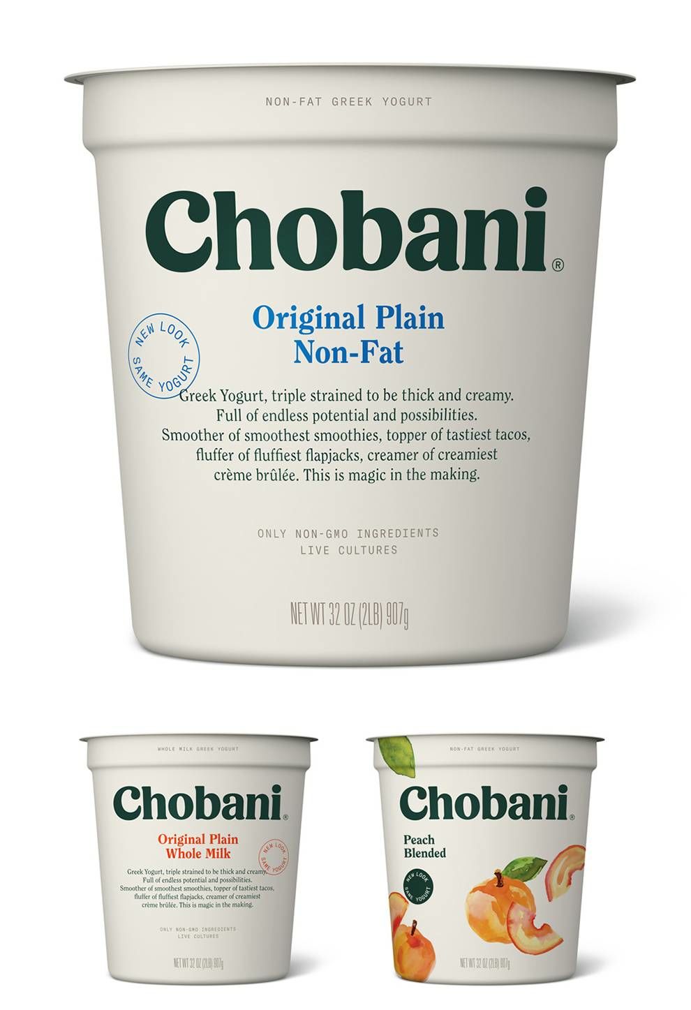 Chobani Clean Packaging Design