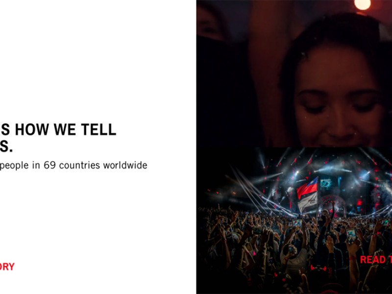 Alda Events Clean Homepage