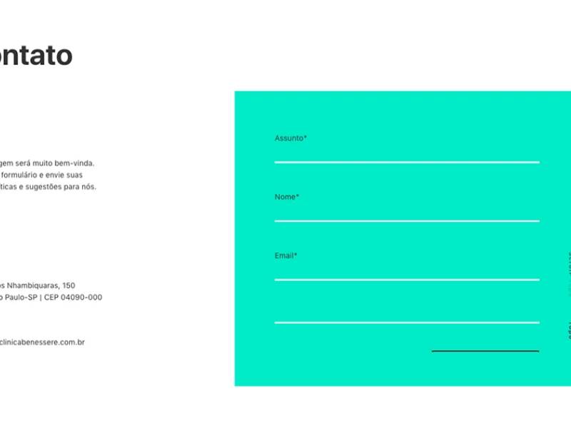Benessere Clinic Beautiful Website Design