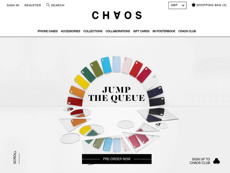 Chaos Clean Website