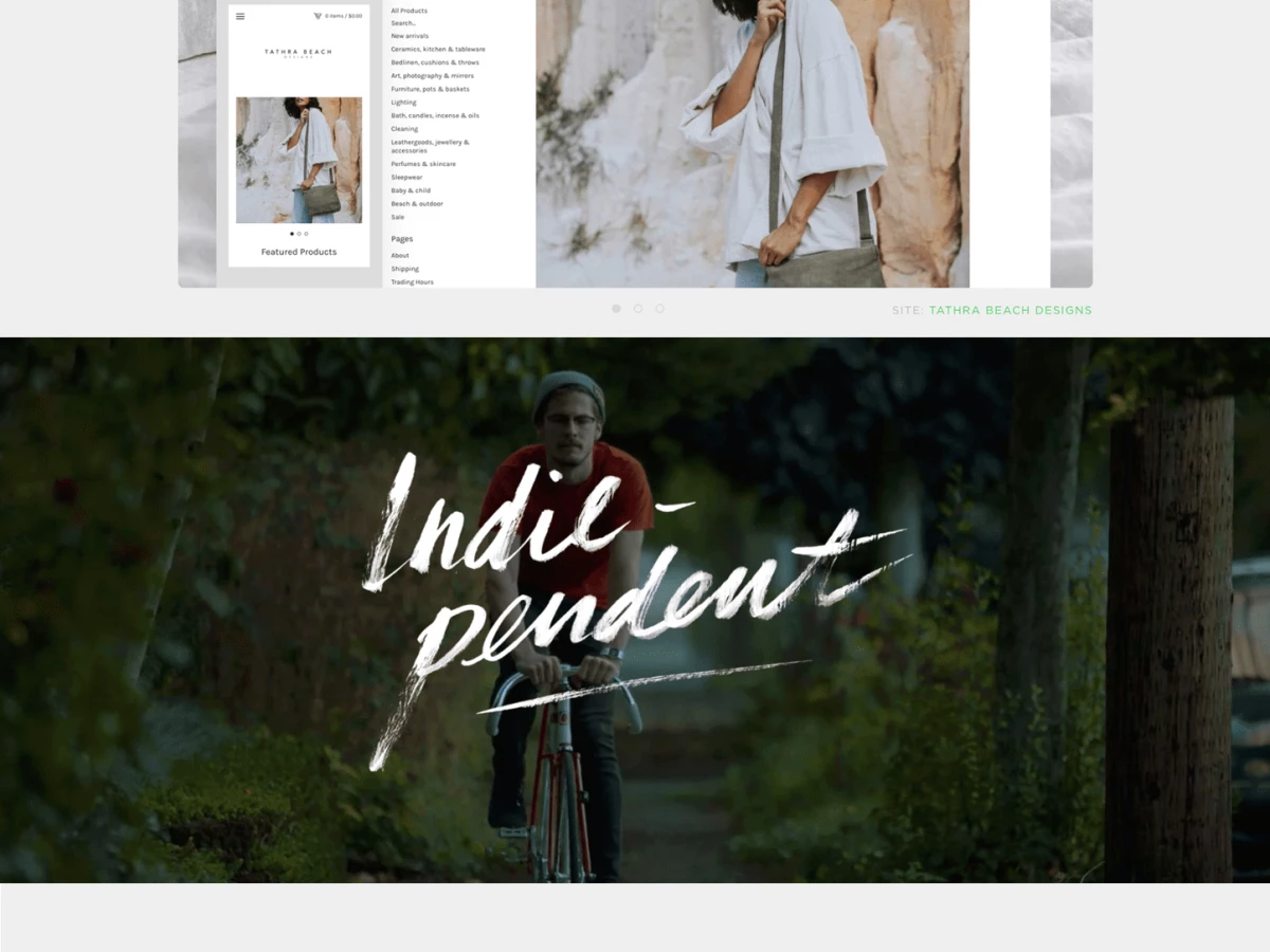Big Cartel Awesome Homepage