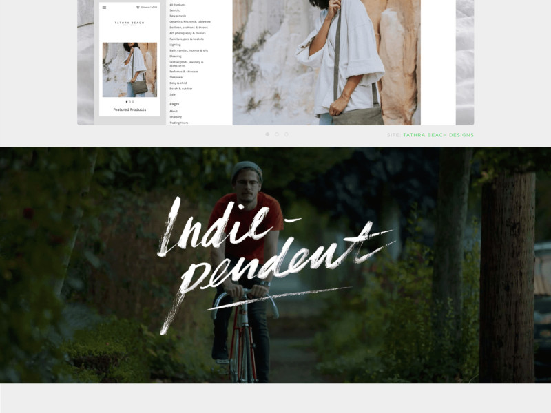 Big Cartel Awesome Homepage