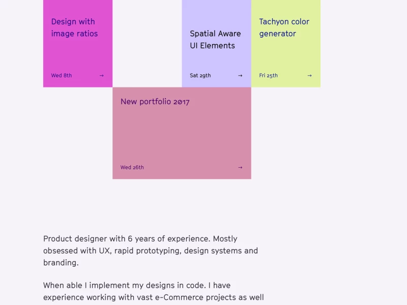 Sebastian Graz Minimal Website Design Inspiration