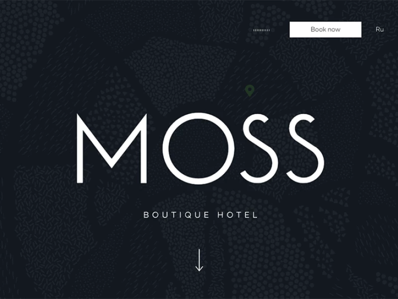 Moss Hotel Elegant Website Design