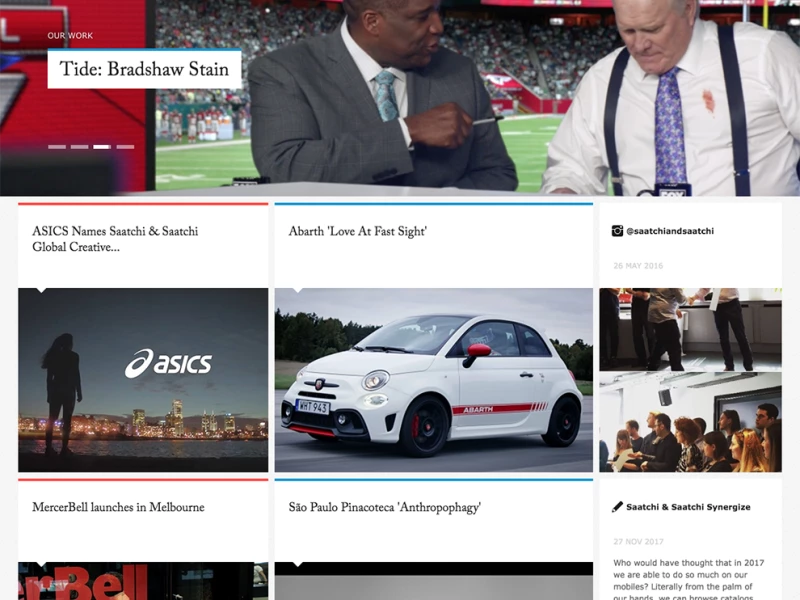 Saatchi & Saatchi Top Website Design