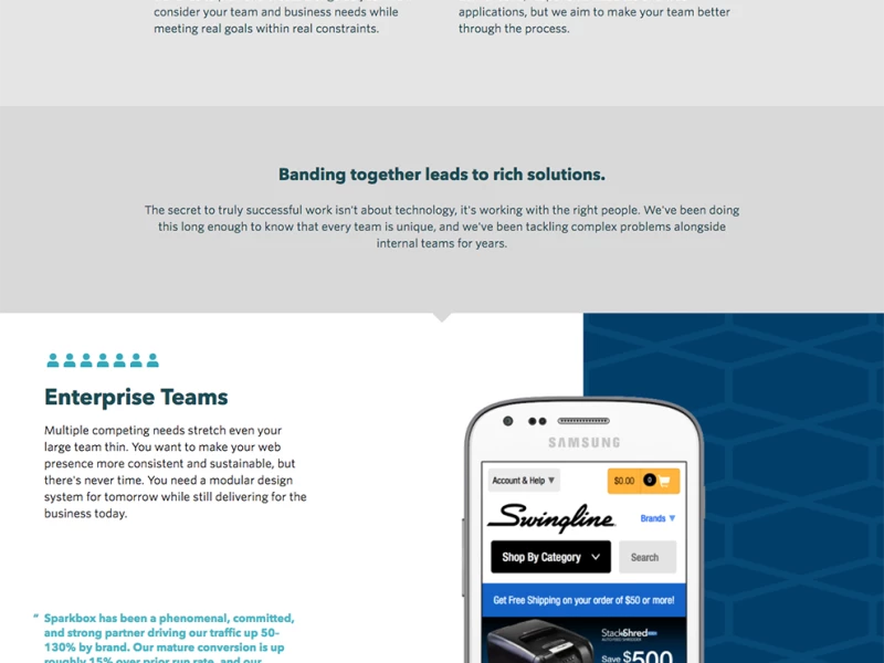 See Spark Box Colorful Website Design