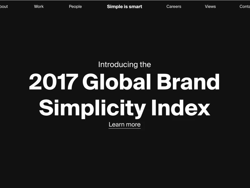 Siegel & Gale Top Website Design