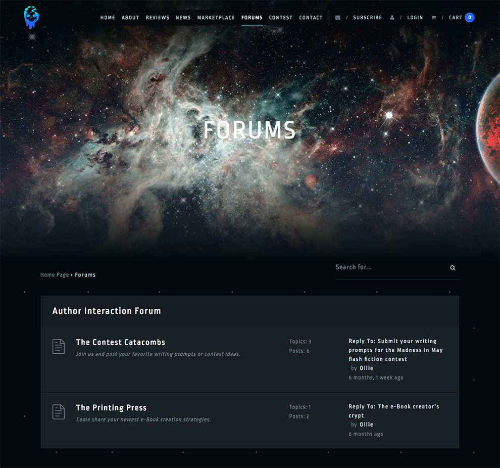 ArcShaper Beautiful Forum Page