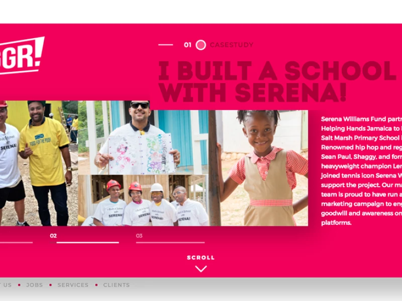 BIGGR Colorful Website Design