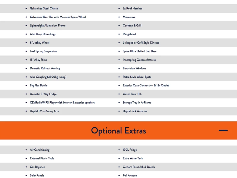 Jackaroo Caravans Awesome Website Design