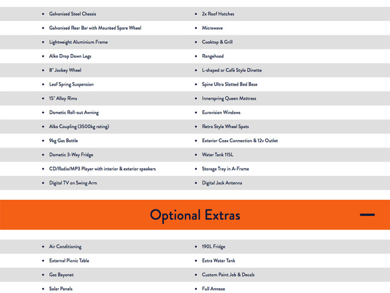Jackaroo Caravans Awesome Website Design