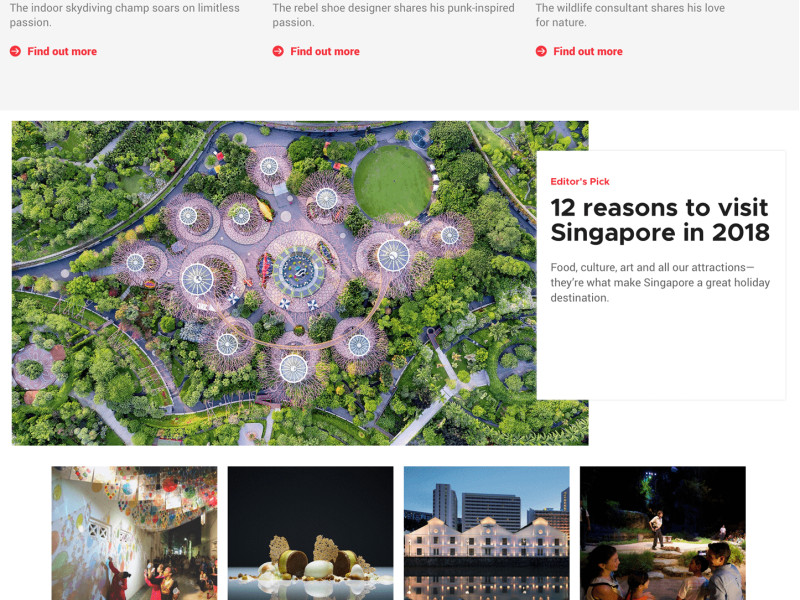 Visit Singapore Elegant Homepage