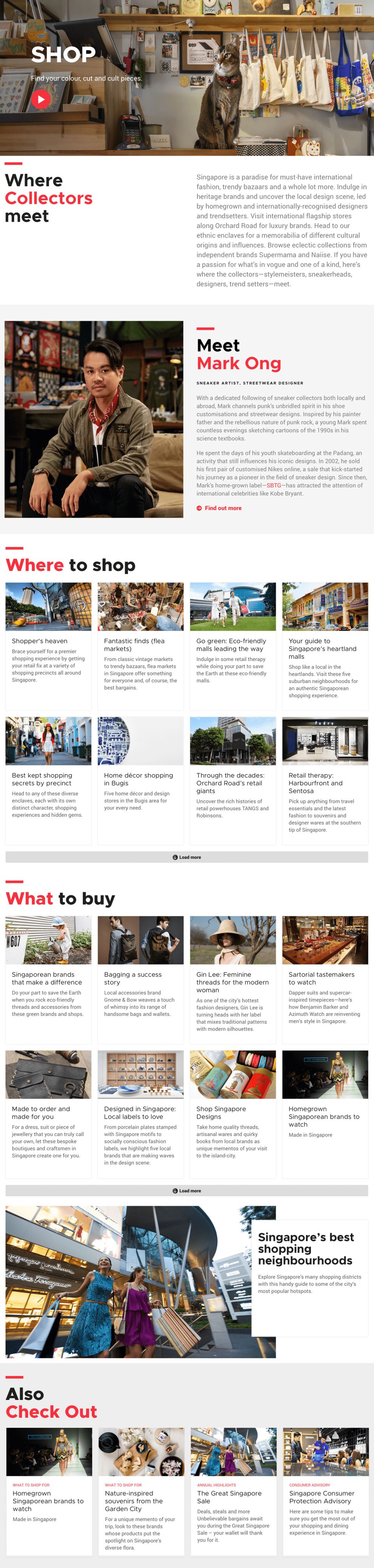 Visit Singapore Elegant Blog Page