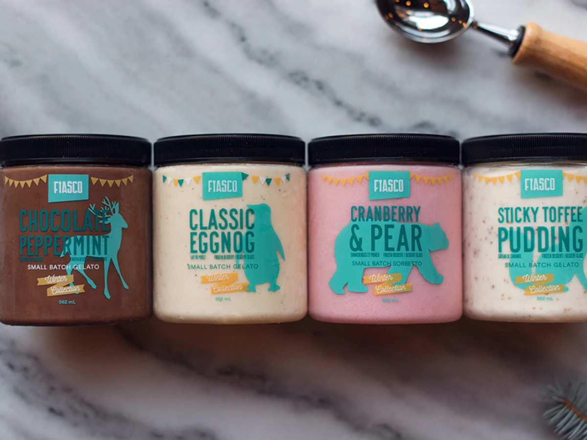 Fiasco Gelato Great Package Design