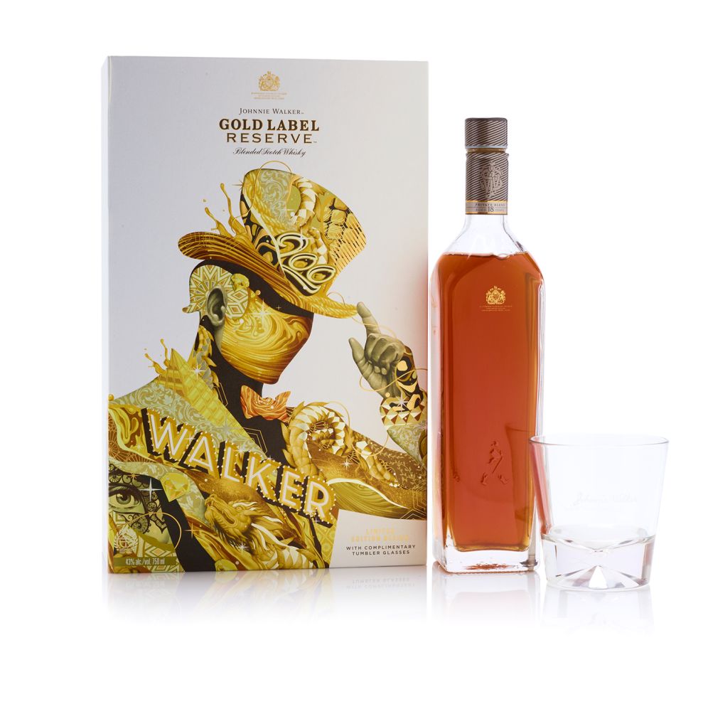 Johnnie Walker Limited Edition Whiskey Clean Package Design