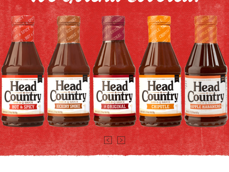 Head Country Barb-B-Q Restaurant Website Homepage