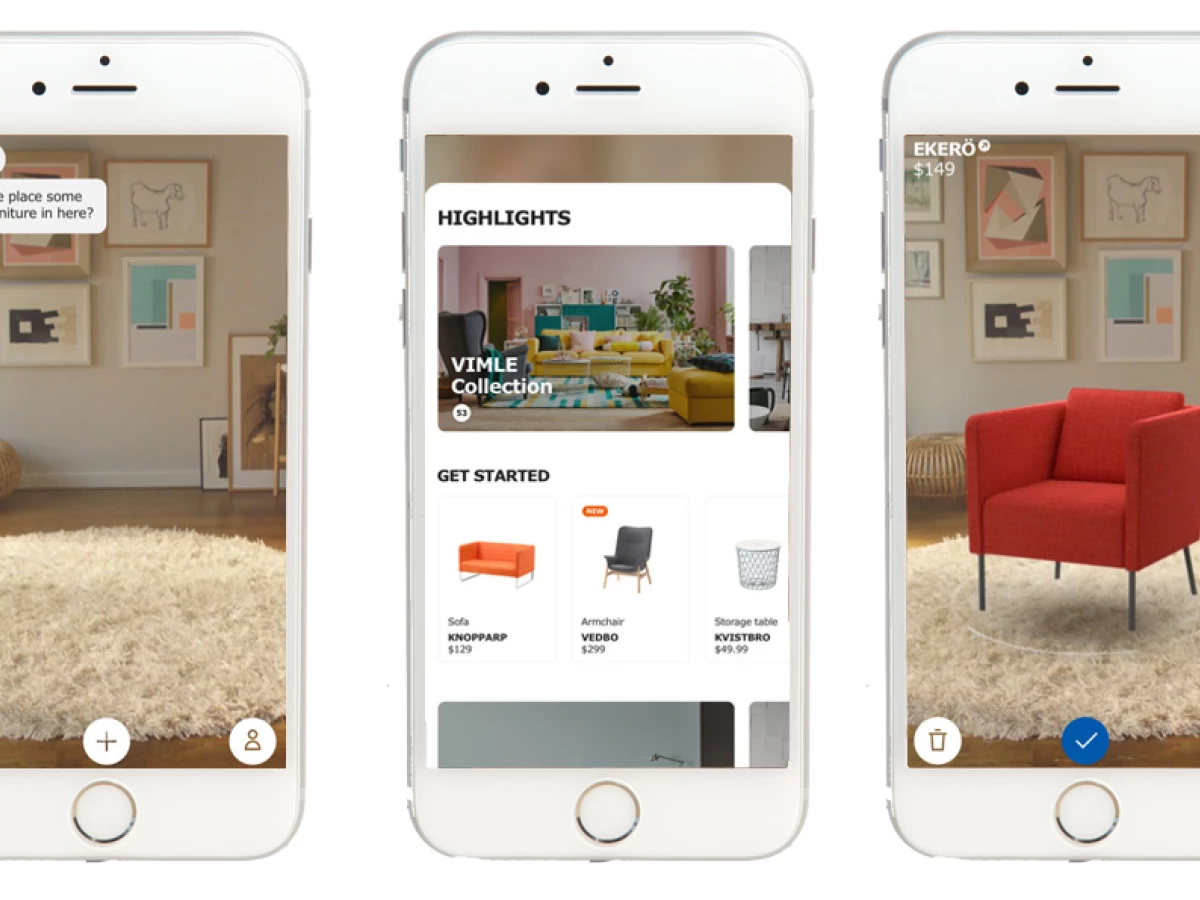 IKEA Place AR App Design