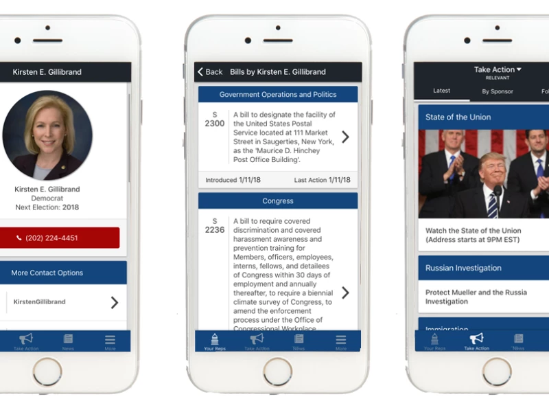 Capitol Call Corporate App Design